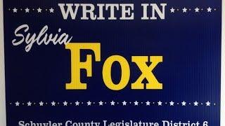 How to Write In Sylvia Fox for Schuyler County Legislature