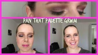 Pan That Palette GRWM - Wearable Purple Look Using Bright Pink