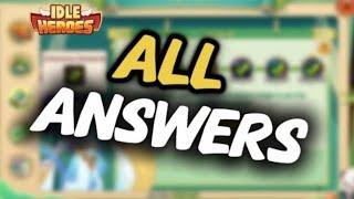 Idle Heroes - Joyful Q&A ALL ANSWERS!!