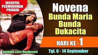 DOA NOVENA BUNDA MARIA BUNDA DUKACITA Hari ke-1 ( Disertai Permohonan Pribadi ) | Doa Katolik