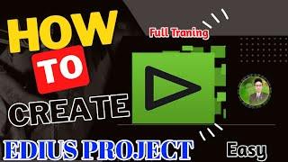 How To Create Edius Project-7-8-9-X By Awais Studio