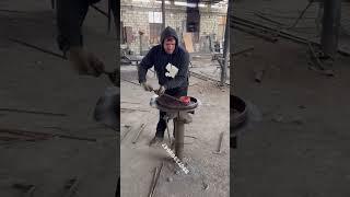 Работа на молоте  #москва #кузнец #Дагестан #молот #ковка #ворота
