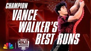 18-Year-Old $1 Million Winner Vance Walker's Most Incredible Runs Ever | American Ninja Warrior