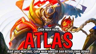 ATLAS GAMEPLAY - ATLAS BEST BUILD & BEST EMBLEM 2024 TERBARU MOBILE LEGENDS