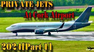 PRIVATE JETS AT CORK AIRPORT [2024 PART 1]