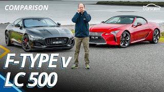 2024 Jaguar F-TYPE R v Lexus LC 500 Comparison | All hail the mighty V8!