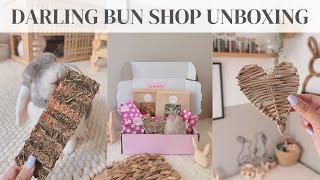 UNBOXING OUR RECENT DARLING BUN SHOP ORDER | Rabbit Treats & Forage | Rabbit Toys | Indoor Rabbits