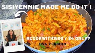 #SisiYemmietv challenge | Cook with 1500 Naira/ $4 | USA Version | Is it possible? | Mansa Queen