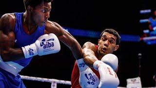 Jahmal Harvey (USA) vs. Luiz Oliveira (BRA) AIBA World Boxing Championships 2021 (57kg)