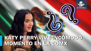 ¡Incómodo momento! Mesero besa a Katy Perry y su reacción se hace viral