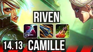 RIVEN vs CAMILLE (TOP) | 71% winrate, 7 solo kills, Legendary, 19/3/3 | BR Master | 14.13