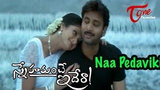 Snehamante Idera Songs - Naa Pedaviki - Sumanth - Pratyusha