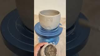 How I make my pinch pot mugs  #pottery #ceramics #cuteceramics #cutepottery