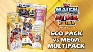 TOPPS UEFA Club Competitions Match Attax Extra 2024/25 - MEGA MULTIPACK vs ECO PACK