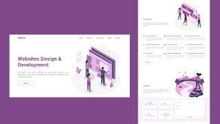 Full Website Design on Figma & Upload on Behance Part - 01