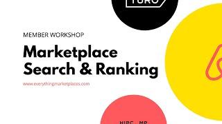 Marketplace Search & Ranking Workshop With Zach Conn (Relevance, former Hipcamp)