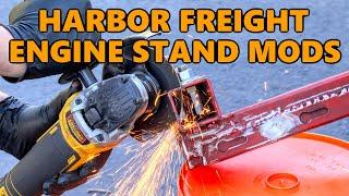Harbor Freight Engine Stand Mods (Reinforcement, Brakes, Handle, and More!)