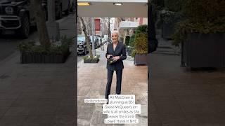 Ali MacGraw is stunning at 85!Steve McQueen's ex-wife ️️as she leaves the Lowell Hotel in NYC.#nyc