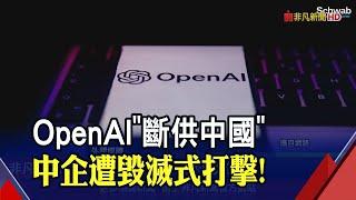 OpenAI"斷供中國"毀滅式打擊？晶片不夠用了！衝擊阿里.百度等中企AI服務｜非凡財經新聞｜20240629
