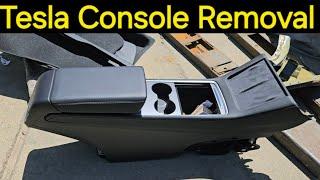 Tesla Model 3 how to remove center console