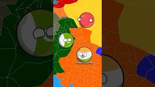 Weirdest nightmare in nutshell animation  #countryball #funny #countries