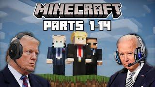 The Presidents Start a War in Minecraft Pt. 1-14 (FULL MOVIE)