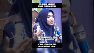 istri potong burung suami karena tega selingkuh, pengajian lucu Ning umi Laila.