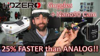 This Goggle WINS Drone Racing // HDZero Goggles + Nano90 Camera Full Review + Testing