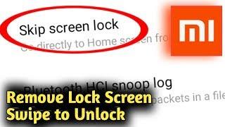 How to Remove Lock Screen Swipe to Unlock in Xiaomi Redmi Phone