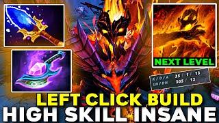 HIGH SKILL INSANE [ Shadow Fiend ] vs Hard Midlane Left Click Build Next Level Plays - Dota 2