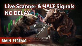 Live Scanner and Day Trade Ideas, NO DELAY. Morning Gappers Momentum and Halt Scanner 08/09/2024