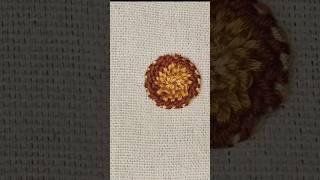 let's try this amazing stitch#spiralstitch #embroiderytutorial #shorts