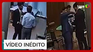 Vídeo inédito mostra advogado de Marçal segurando colarinho de assessor após soco em debate no Flow