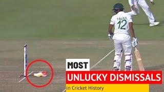 MOST UN-LUCKY DISMISSALS IN CRICKET HISTORY!     Full video @ https://youtu.be/DTimaEoOHE4