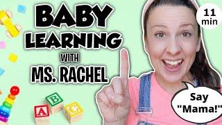 Baby Learning With Ms Rachel - First Words, Songs and Nursery Rhymes for Babies - Toddler Videos