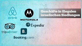 Geschäfte in illegalen israelischen Siedlungen