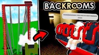 Trapping *STRANGERS* in The Backrooms In Theme Park Tycoon 2