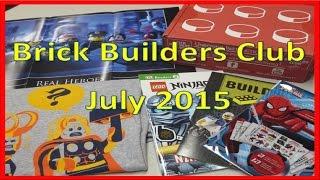 Brick Builders Club #BrickSwag - July 2015