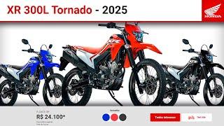 TUDO SOBRE A NOVA HONDA XR 300L TORNADO 2025