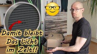 Lichtfalle für die Growbox: Der Secret Jardin Light Baffle | Zuluft lichtdicht