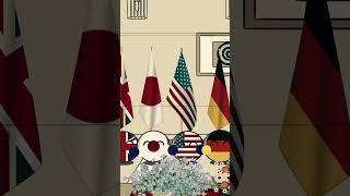 Russia Vs G7 and G8  #countryballs  #russia  #germany #usa #uk