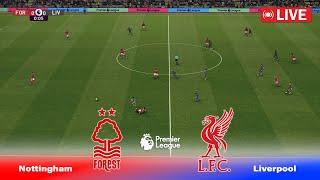 LIVE : Nottingham Forest vs Liverpool | English Premier League 2025 | Full Match | PES 21 Streaming