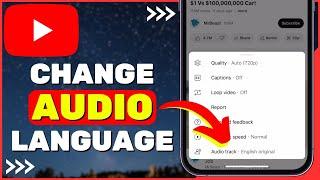 How to Change Audio Language in YouTube Videos