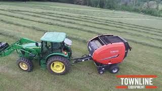 Kubota BV4160 Baler: Field visit and Bailing