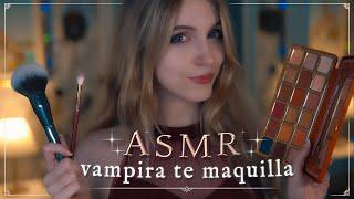 FRIEND does your MAKEUP for the PARTY  ASMR VAMPIRE DIARIES (Personal Attention)