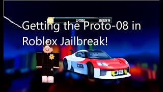 Reaching Level 10 and getting the Proto-08 in #Roblox #Jailbreak |MrYouMeYou59