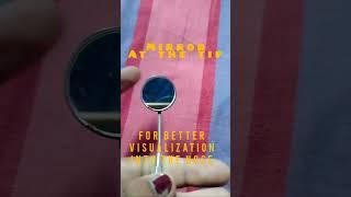 Nasal examination instrument #Ent instrument #post nasal mirror #youtube shorts #viral video