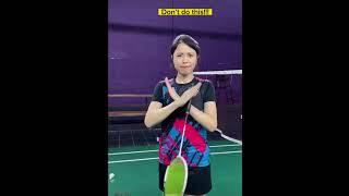 Right way to Drop shot #badminton #badmintonlovers