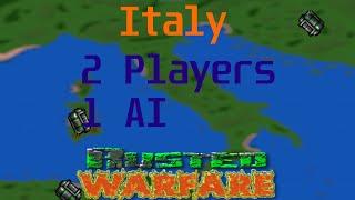 Rusted Warfare : Italy - 2 Players vs 1 Impossible AI