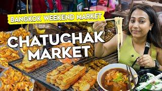 BEST FOOD at Chatuchak Weekend Market, Bangkok! #sinfulfoodie #bangkokstreetfood